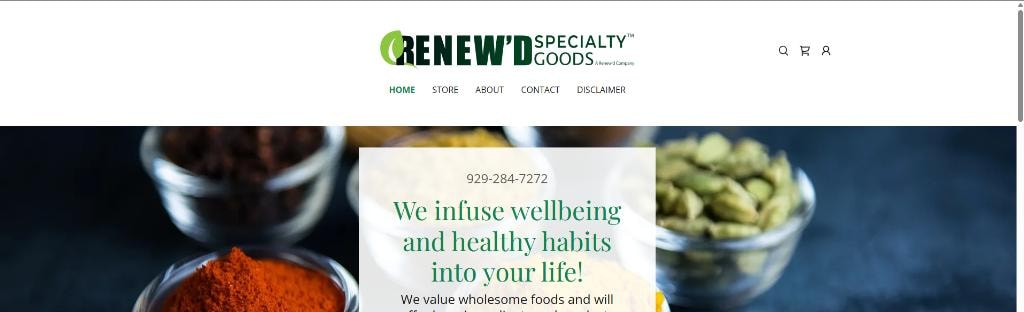Renew'd Specialty Goods Gift Card